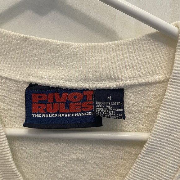 Pivot Rules V-neck Vest Golfer‎ Embroidered Vintage Men's Medium Sweatshirt - Picture 3 of 6